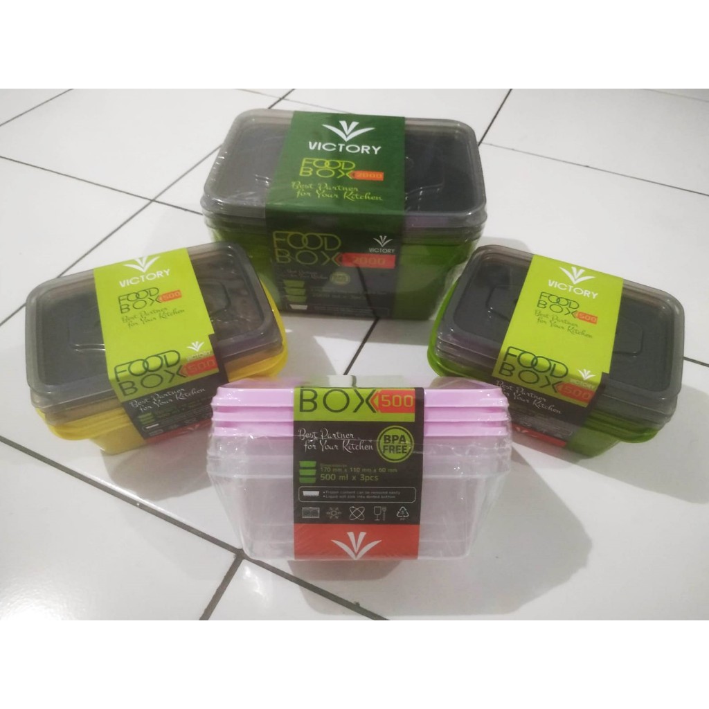 Kotak Makan Victory Food Box 2000ml