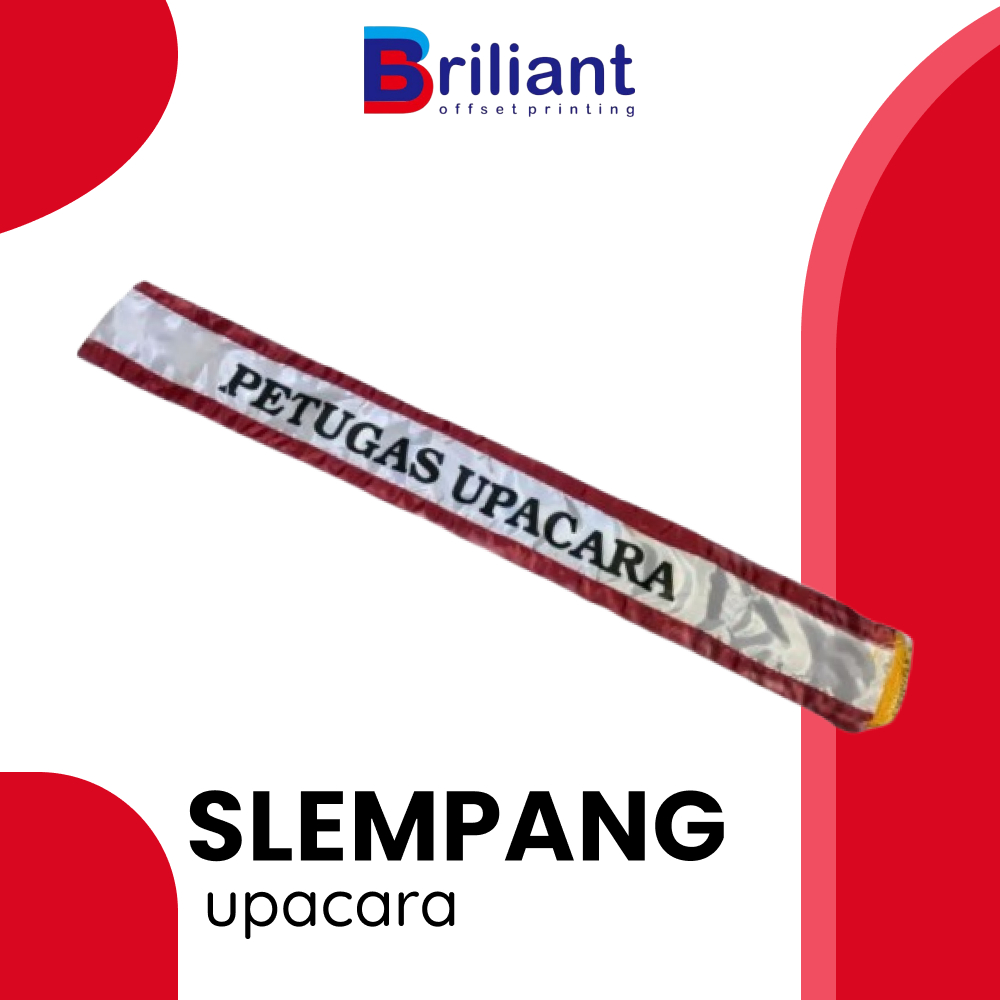 

SLEMPANG UPACARA MERAH (isi 10 pcs) / Paket Lengkap Slempang Upacara Merah