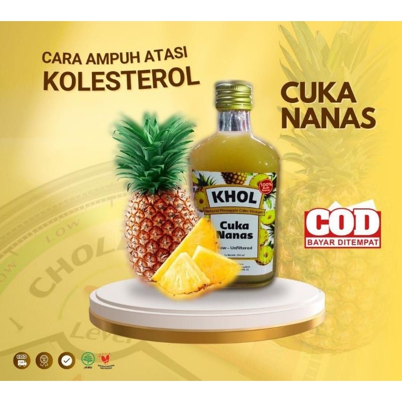 

Khol Cuka Nanas Original Kesegaran Alami 250ml