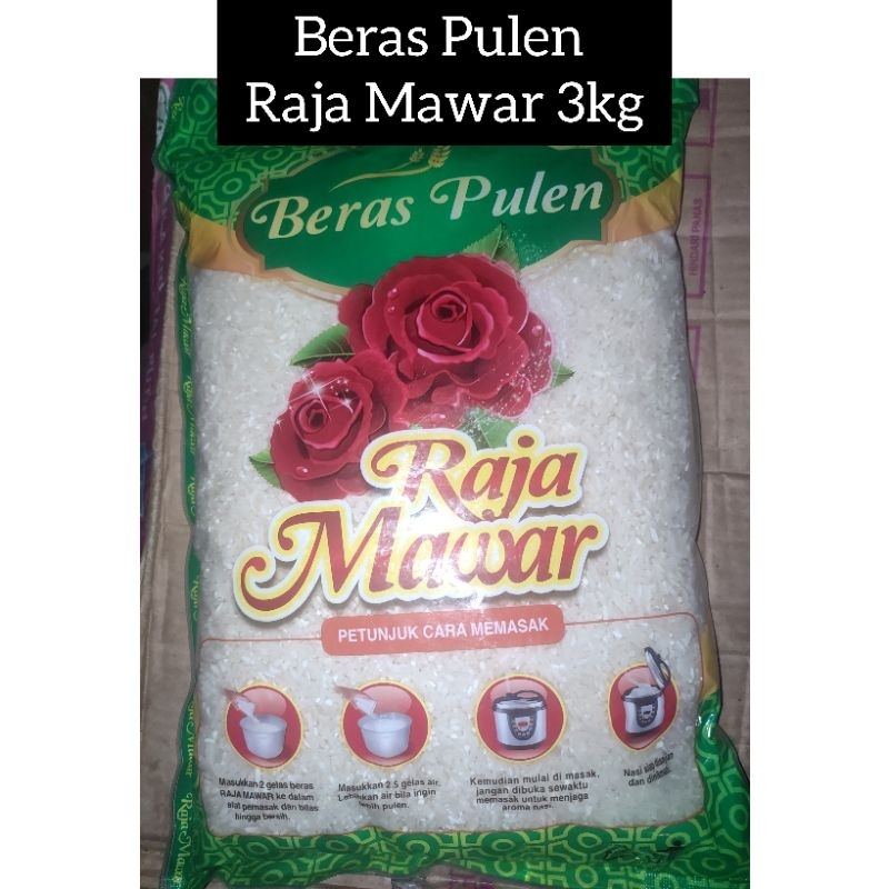 

Beras Pulen Raja Mawar Kemasan 3kg