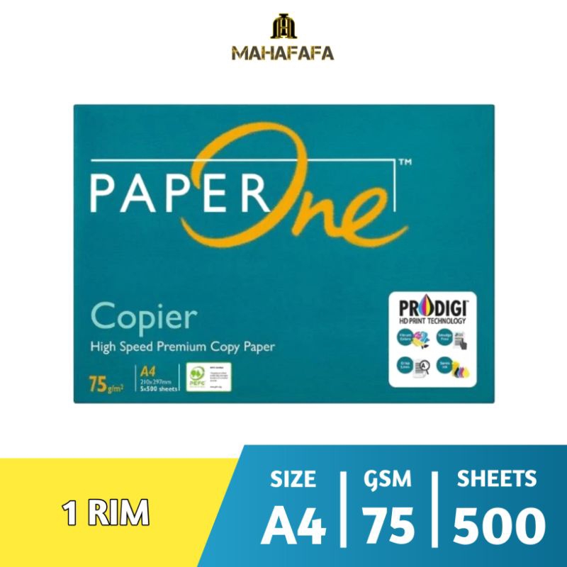 

Kertas A4 75 Gram PaperOne Rim