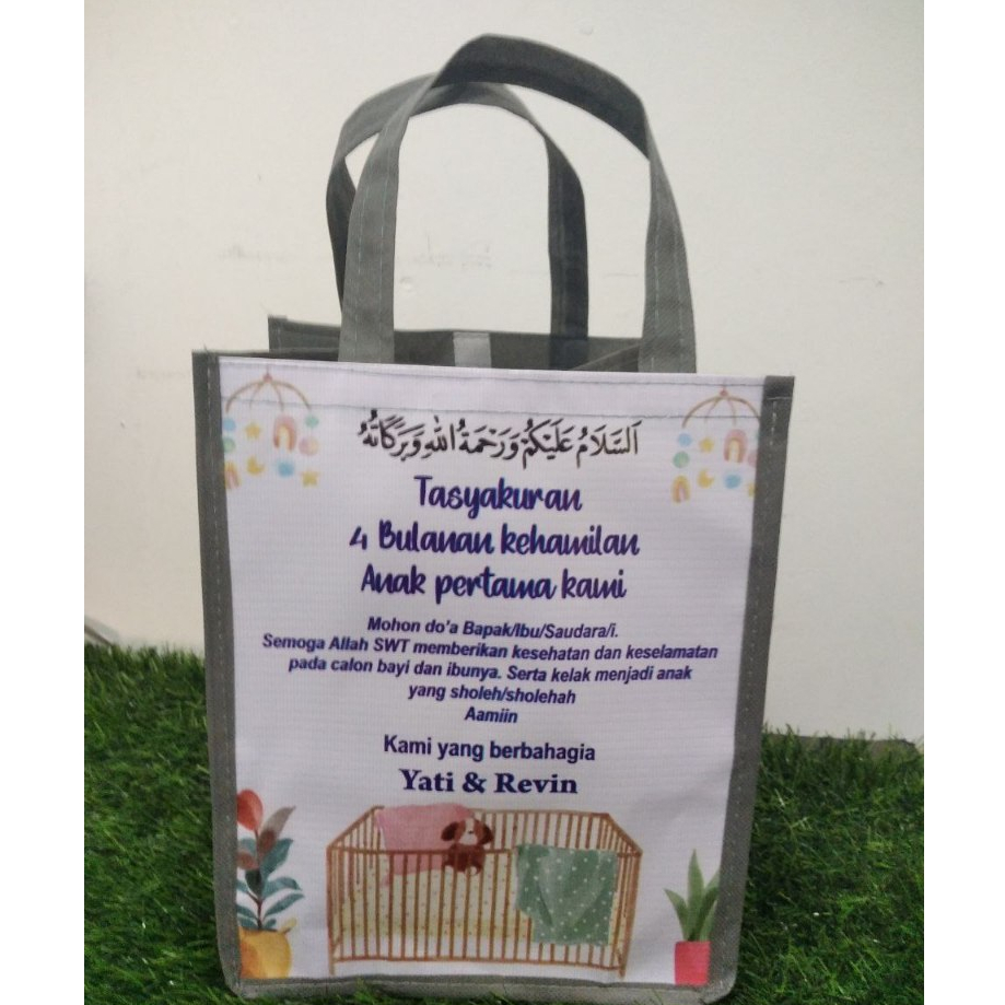 [tas box nasi 22x22] tas berkat/ tas berkat uk.24x22x30/ tas tasyakuran aqiqah/ nasi box 22x22