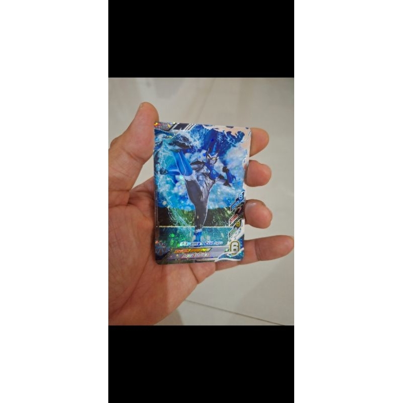 Kartu ultraman fusion fight versi 3 r/b ORI Ultraman Blu Aqua SR