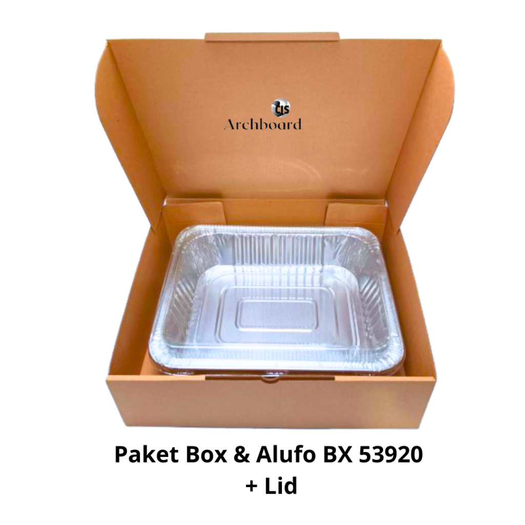 

Box Pizza + Aluminium Foil BX 53920 + Tutup / Lid