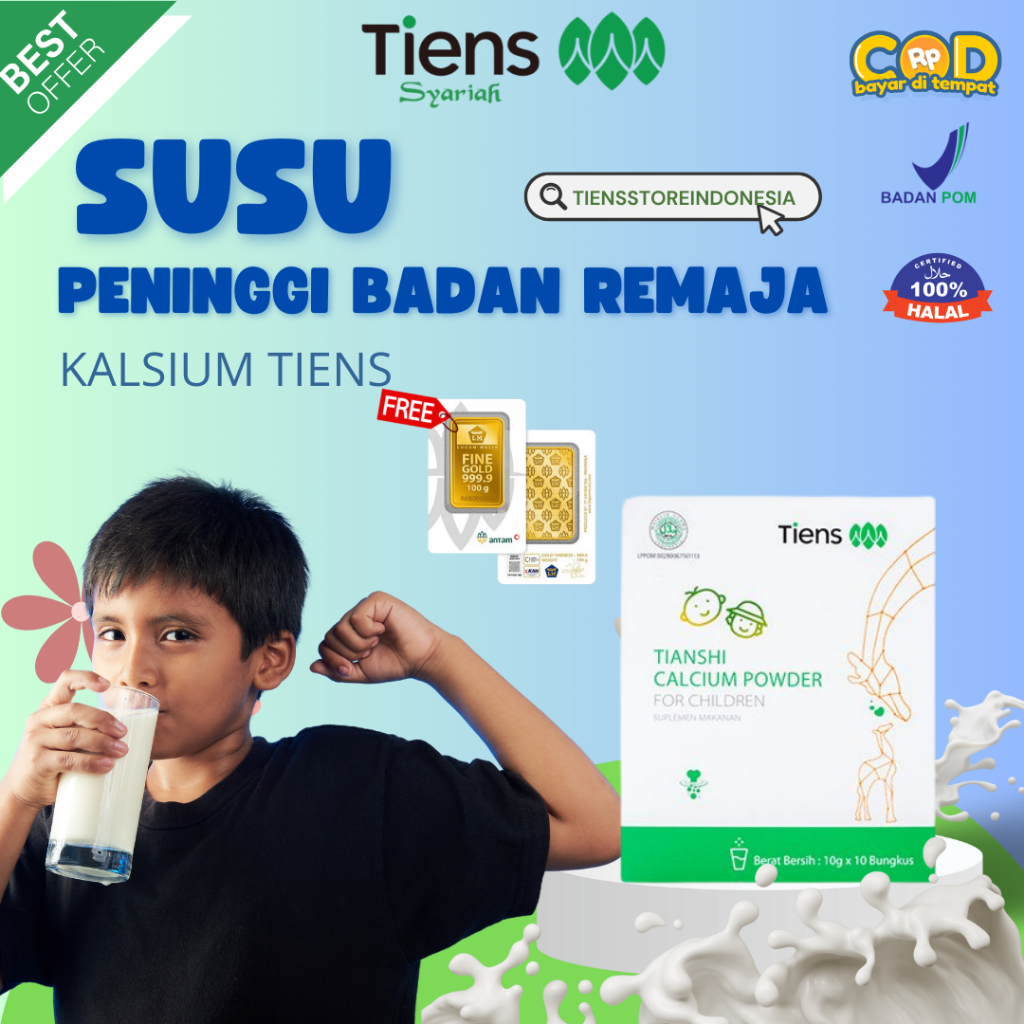 Peninggi Badan Anak-anak, Remaja dan Dewasa Kalsium dan Zinc Capsules Menambah Tinggi Badan 5-15 Cm 