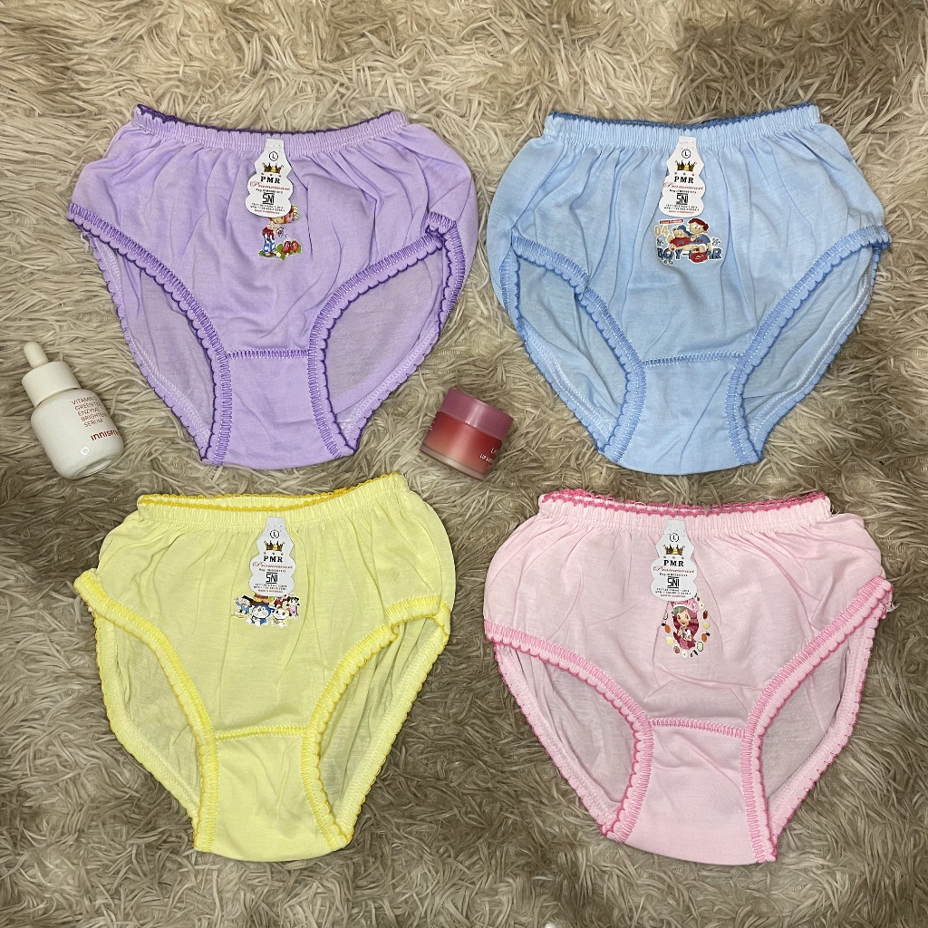 JAP Celana Dalam Anak PRAMESWARI Polos dan Sablon Motif | CD PMR cewe premium anak katun lembut halu