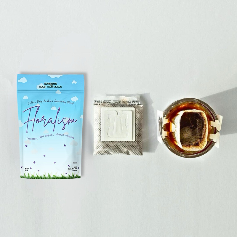 

DripBag Coffee Arabica Specialty Blend Floralism Limited Edition / Kopi Sachet Filter Tanpa Ampas