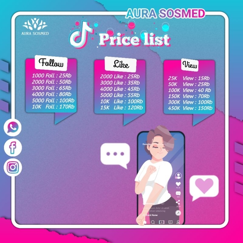 [ PROMO ] TIKTOK FOLLOWERS, LIKE & VIEW [ NO DROP ]