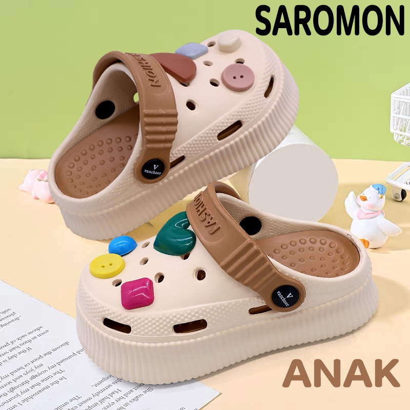 SAROMON(Surabaya) Sandal Anak Perempuan Sandal Baim Anak Fuji Sandal Anak Laki Laki Sandal EVA Kids 