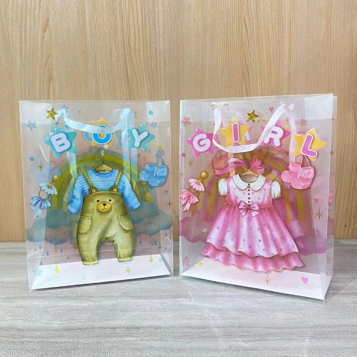 

Tas Mika PVC Hampers Doff Motif Goodie bag Motif Baby