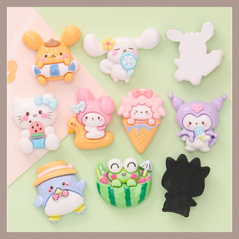 

Stiker 3D Resin Clay DIY Deco Botol Minum Dompet Kotak Pensil Motif Sanrio 3D-018