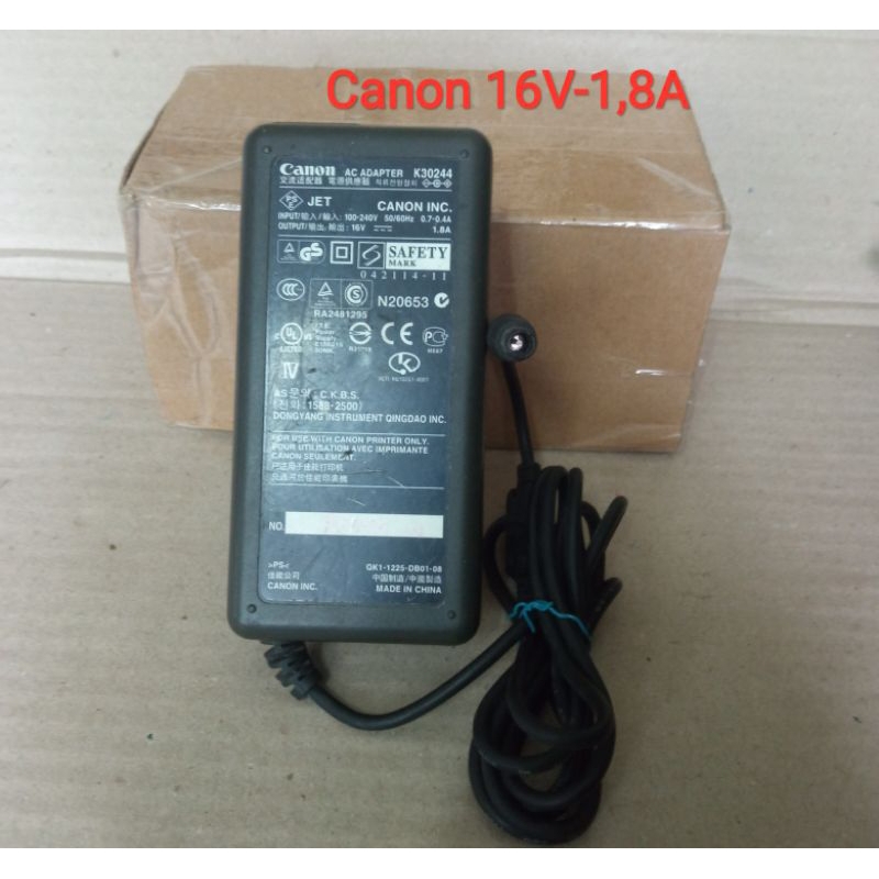 Charger Adapter Canon 16V-1,8A