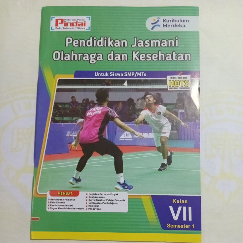 

Lks Pendidikan Jasmani Olahraga Dan Kesehatan kelas VII semester 1