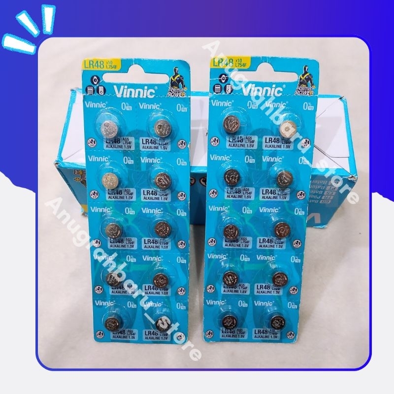 BATERAI - BATTERY  AG5 LR48 L750 LR754 393 SR754 193