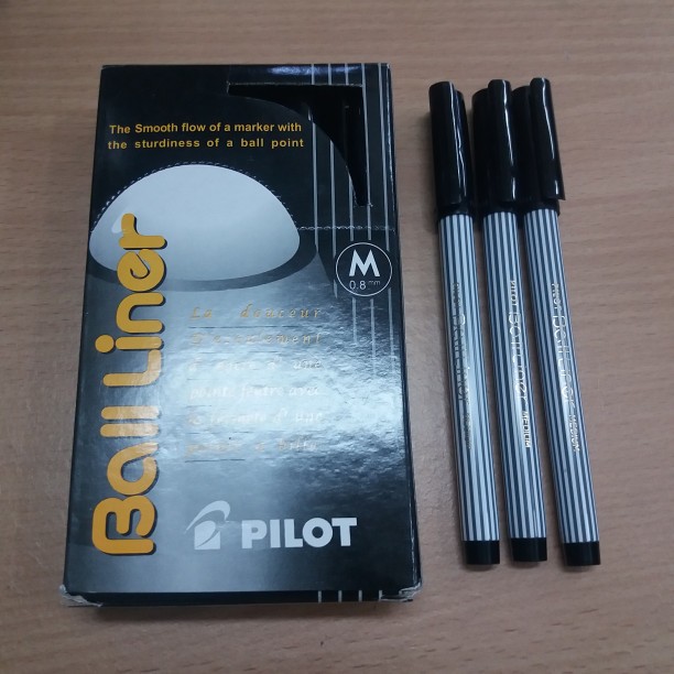 

PENA PILOT BALL LINER BL-5M HITAM