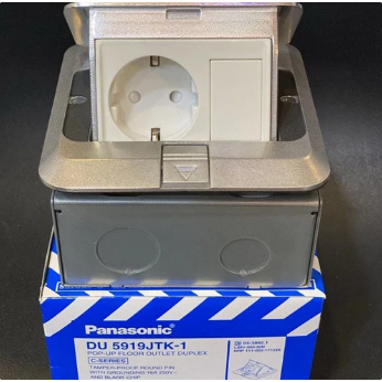 Stop Kontak Lantai 16A 250V DU5919JTK-1 c/w box Panasonic Full Color