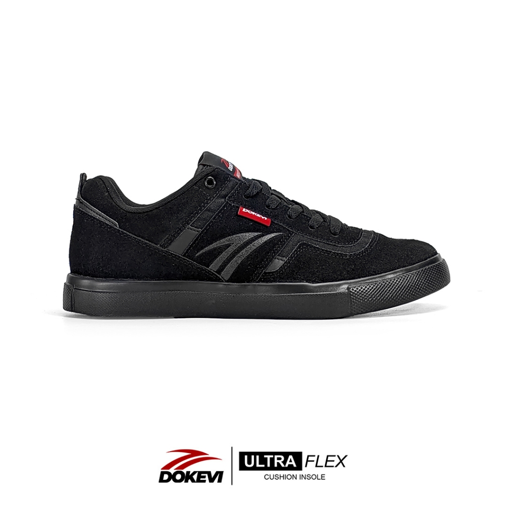 DOKEVI - Murphy All Black | Sepatu Sneakers | Sepatu Casual