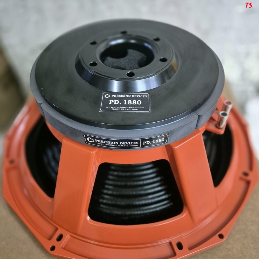 SPEAKER KOMPONEN PD1880 PD 1880 DAUN CARBON / COIL 5IN / 2000 WATT ORANGE SPECIAL EDITION