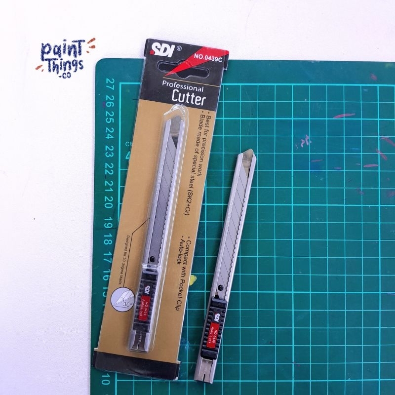 

SDI professional Cutter 30 derajat 0439C Pisau cutter