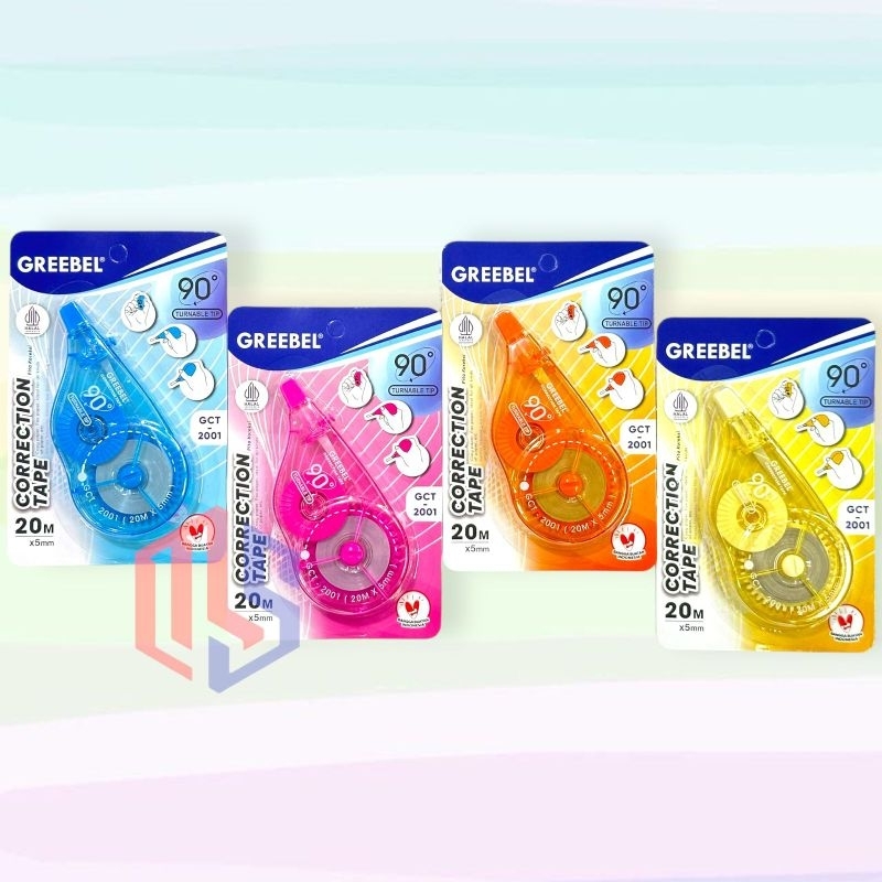 

Correction Tape / Tip X Kertas Greebel GCT 2001