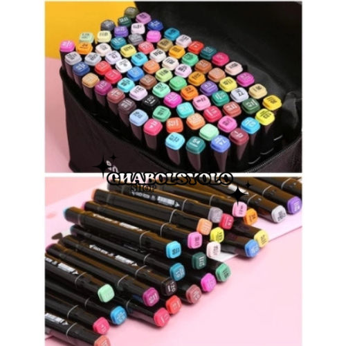 

1 Set Peralatan Mewarnai Gambar Lukisan Sketsa Gambar Spidol Set Lengkap 24 Pcs Warna Warni Include Packaging Tas