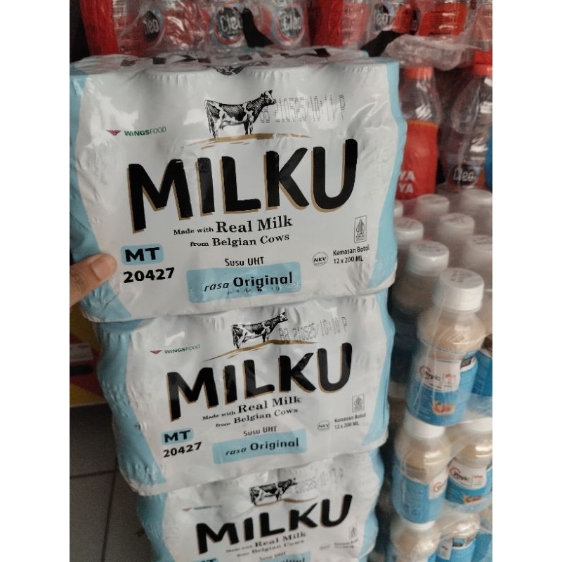 

Milku Susu Original isi 12 uk 200ml