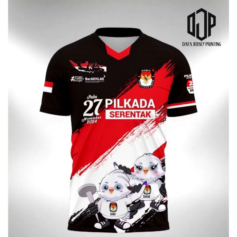 JERSEY PILKADA 2024 KPU PILGUB 27 november 2024 PPK PPS KPPS