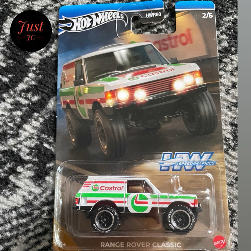 Hotwheels Hot Wheels RANGE ROVER CLASSIC White Putih Mattel Mainan Mobil Toy Car Hadiah Kado Gift So