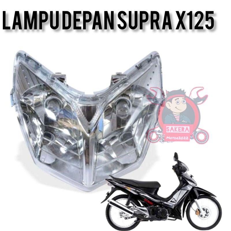 reflektor Supra X 125 2007/lampu depan Supra X 125 2007