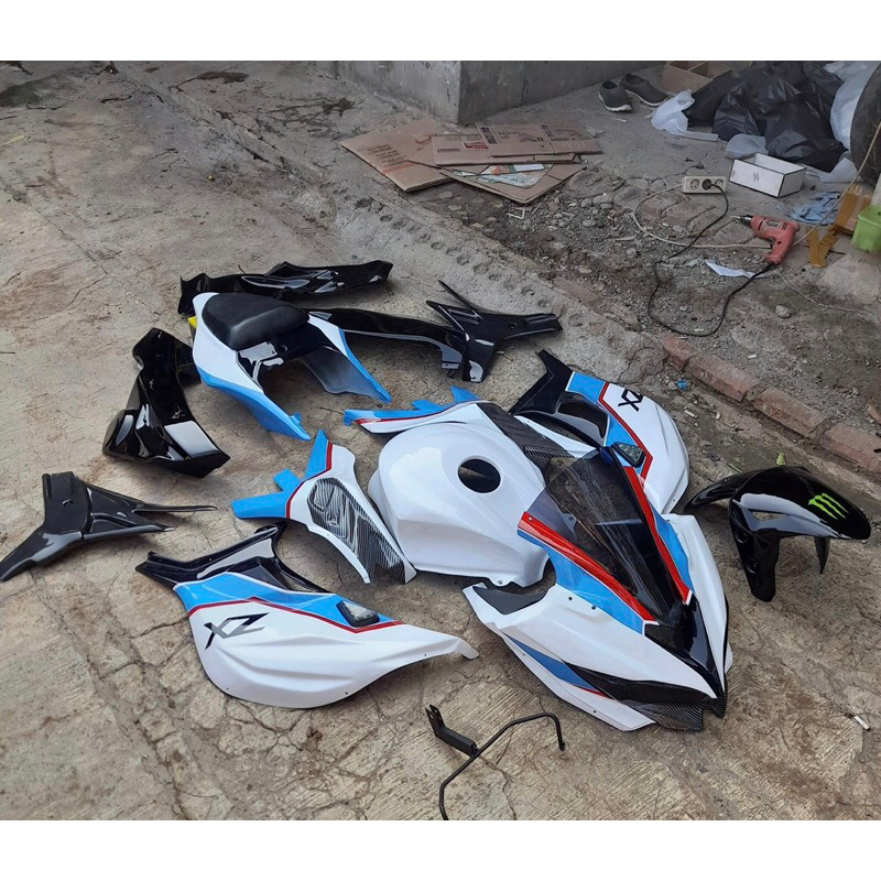Full fairing custom fullbodi utk Ninja 250 karbu 2008-2012 model Ninja zx25r