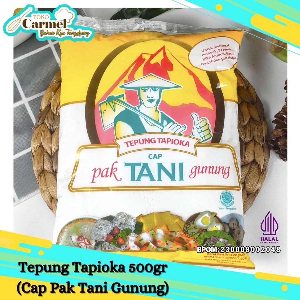 

Tepung Tapioka Cap Tani Gunung 500gr - Sagu Tani