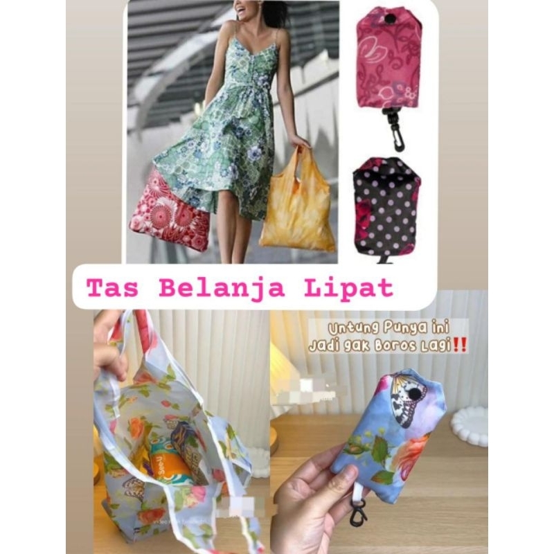 TAS BELANJA LIPAT / TAS LIPAT BELANJA / TAS BELANJA PARASIT / TAS LIPAT MINI