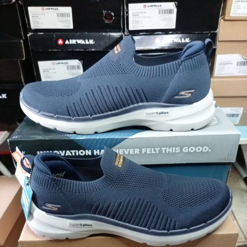 Size 45 Sepatu Skechers Go walk 6 Jaded Navy original