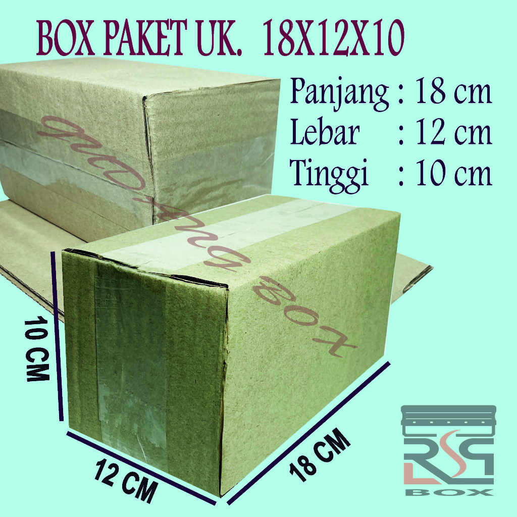 

Kardus online uk. 18x12x10 cm Box packing paket murah dus packaging