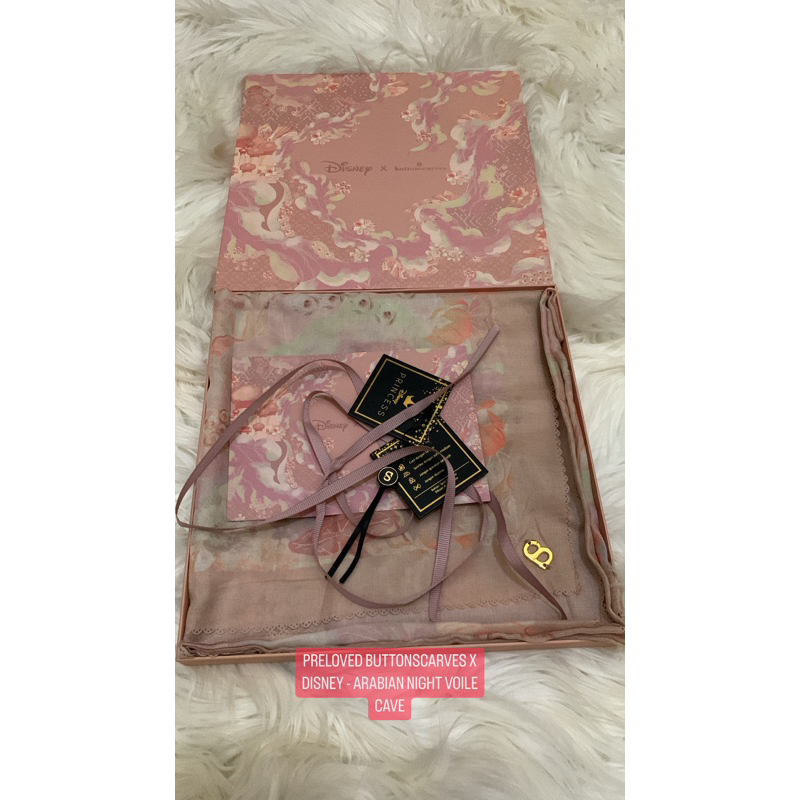[PRELOVED] BUTTONSCARVES X DISNEY ARABIAN NIGHT VOILE SERIES - CAVE