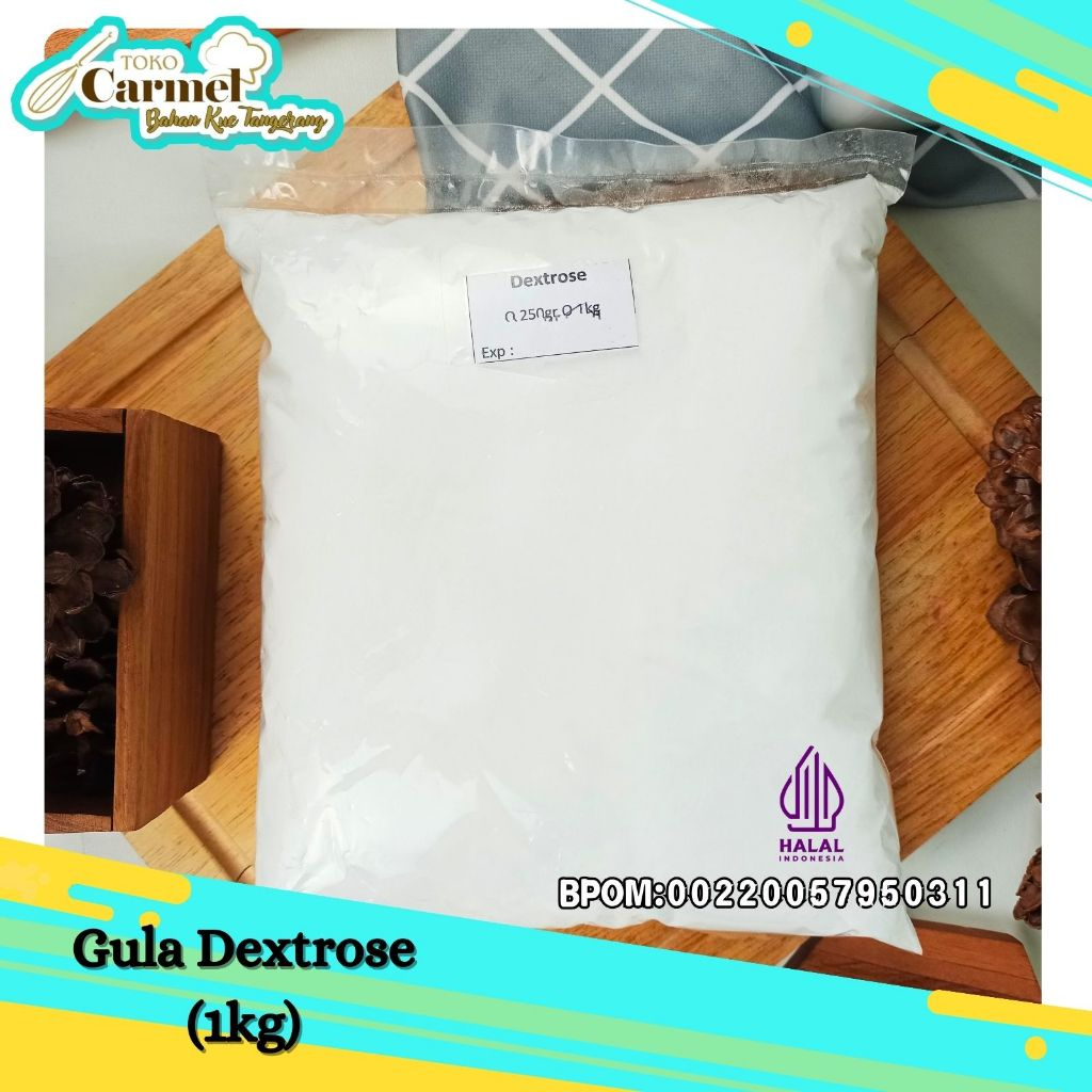 

Tepung Gula Dextrose 1kg - Gula Dingin / Gula Lumer / Gula Tabur Donat