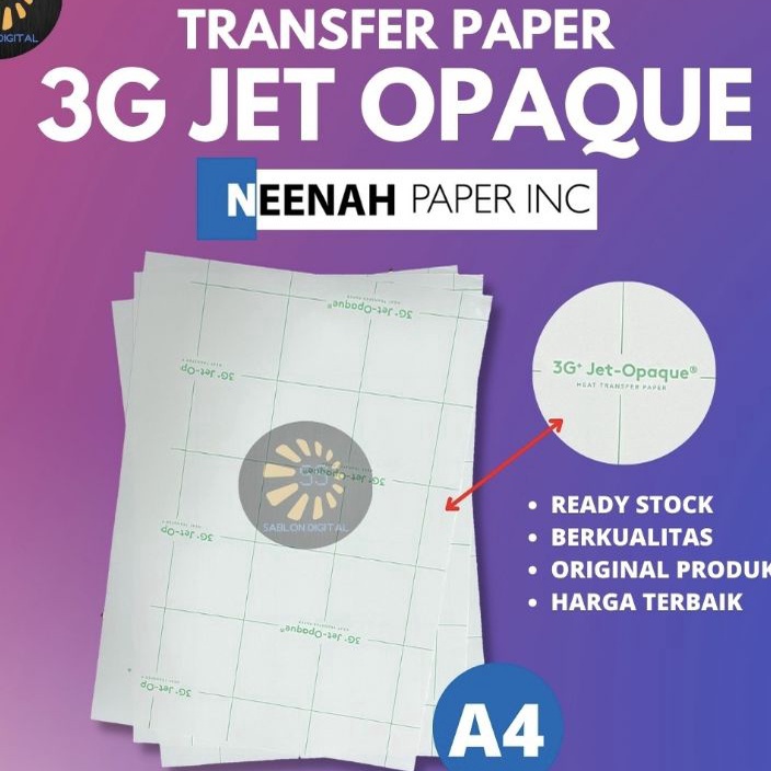 

MURAH MERIAH 3G Jet Opaque size A4