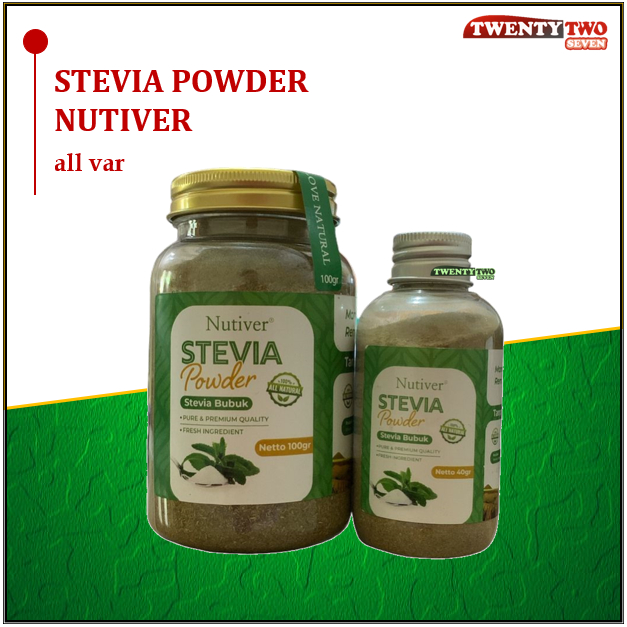 

Nutiver Gula Stevia Bubuk | Pemanis Bubuk Stevia Powder | Pemanis Alami