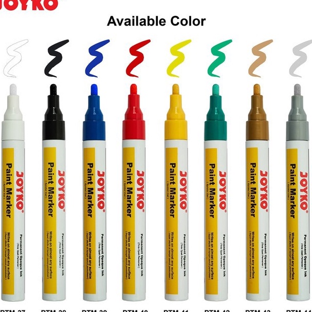 

PROMO TERUPDATE Paint Marker Spidol Cat Permanen Joyko Round Tip