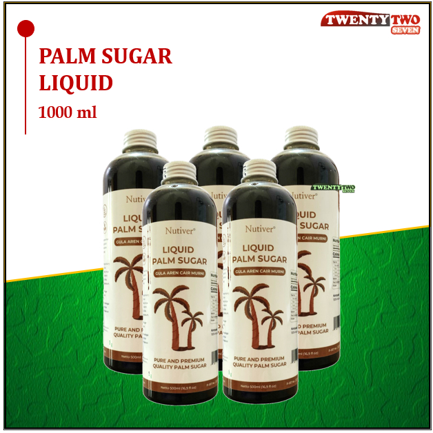 

Nutiver Liquid Palm Sugar / Gula Aren Merah Cair 1 ltr