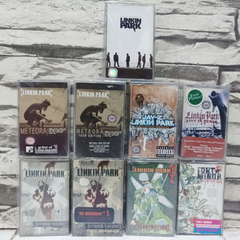 Kaset Pita Linkin Park Hybrid Theory Special Edition Reanimation Meteora Tour Edition Jay-Z Collisio