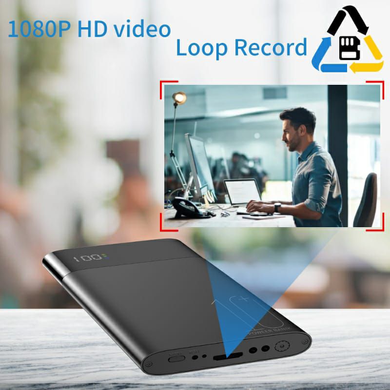 Kamera CCTV Power Bank SPY H8 WIFI Wireless Penginrai FULL HD