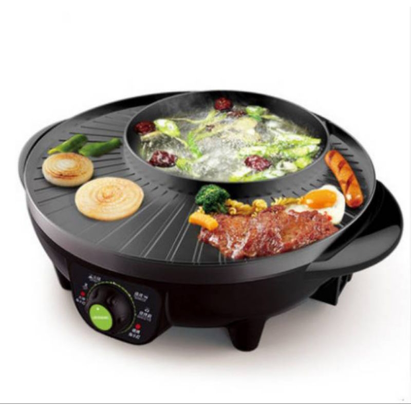 panci elektrik 2 in 1,panci sukiyaki terlaris