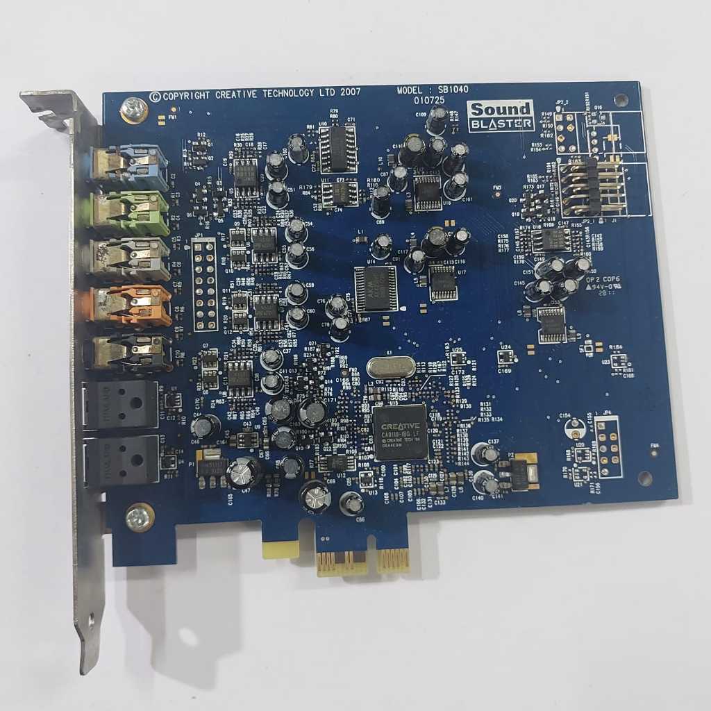 sound card pci express creative soundblaster second original