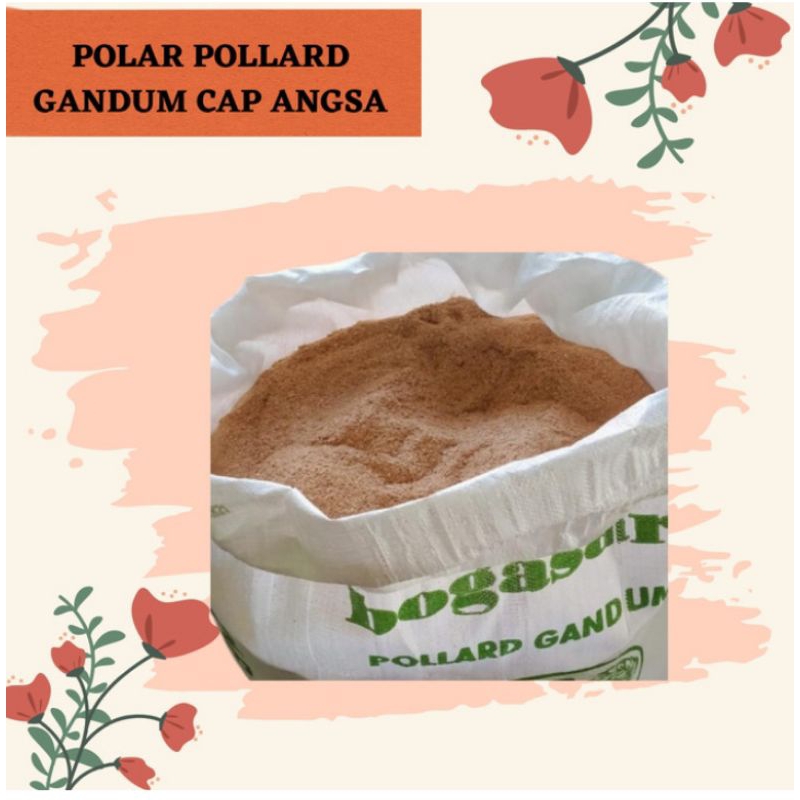 Pollard Cap Angsa Pakan Ternak COMBORAN Ternak 15Kg