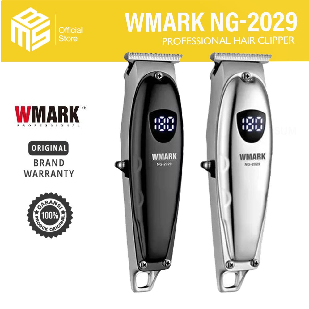 Wmark NG-2029 Cordless 7500 Rpm Hair Trimmer Detailer Rambut barbershop