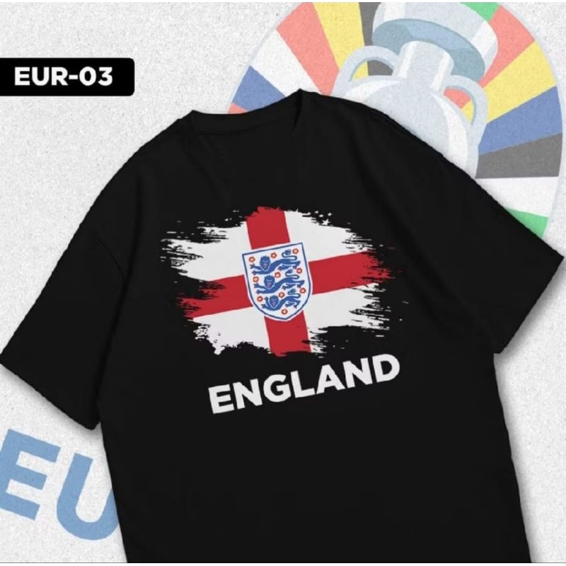 KAOS EURO ENGLAND//T-SHIRT NEW
