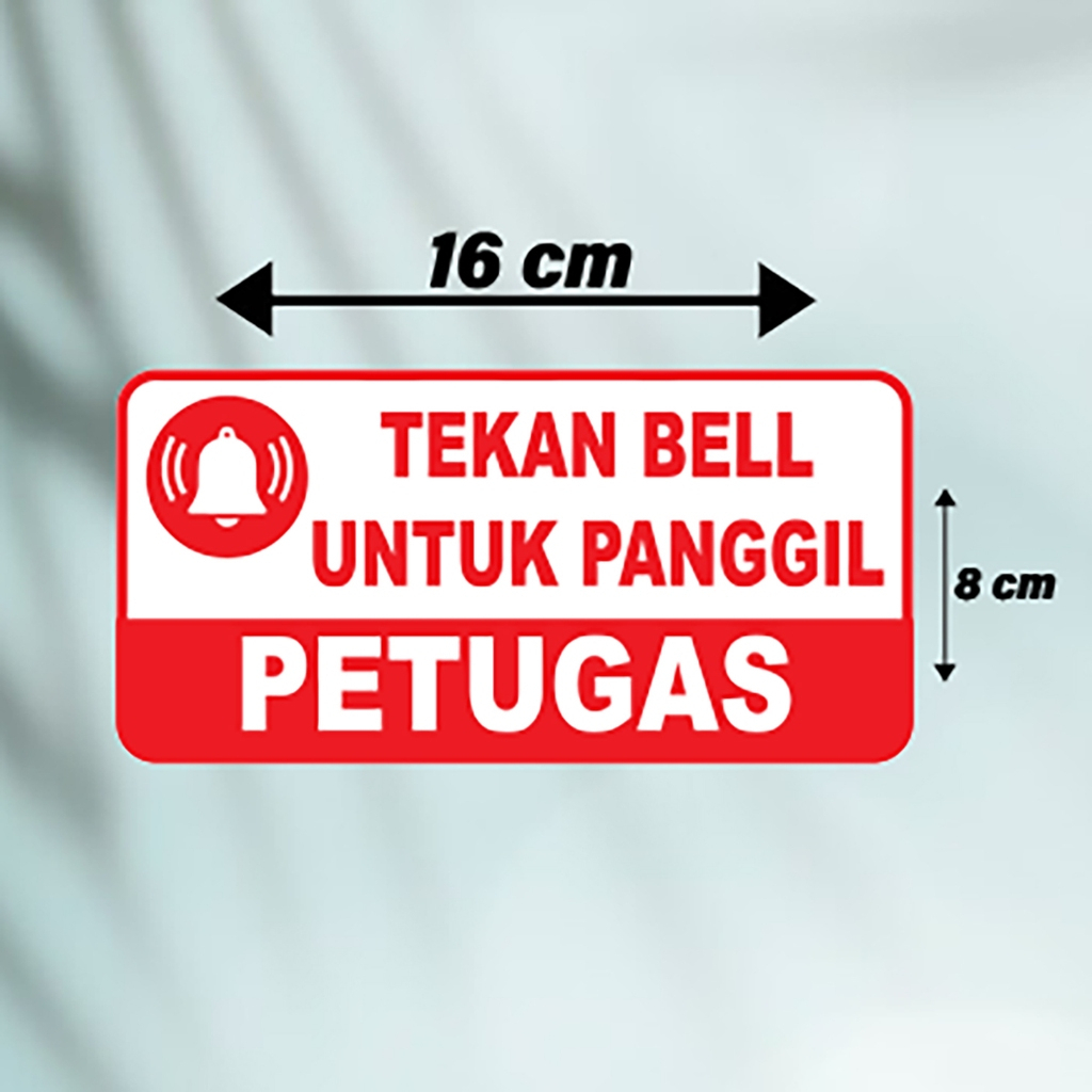 

stiker bel stiker sign stiker penanda stiker informasi