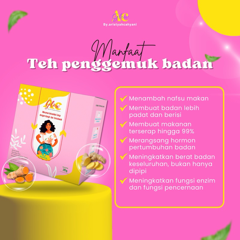 

Teh penggemuk isi 10tea