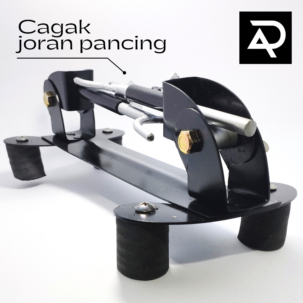 Stand holder cagak joran pancing galatama plat besi hitam